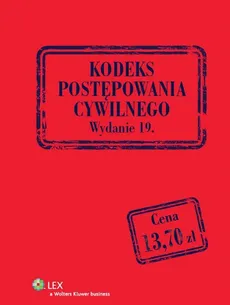 Kodeks postępowania cywilnego - Outlet