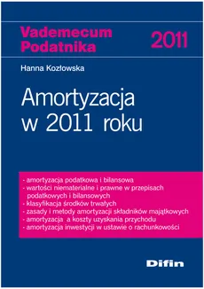 Amortyzacja w 2011 roku - Outlet - Hanna Kozłowska