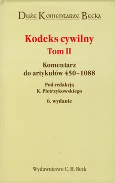 Kodeks Cywilny tom 2 - Outlet - Adam Brzozowski, Jan Mojak, Leszek Ogiegło, Zbigniew Banaszczyk