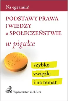 Podstawy prawa i wiedzy o społeczeństwie w pigułce - Outlet