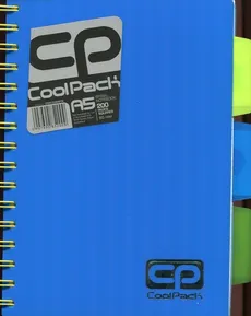 Brulion A5 CoolPack 200 kartek niebieski neon