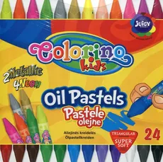 Pastele olejne trójkątne Colorino Kids 24 kolory