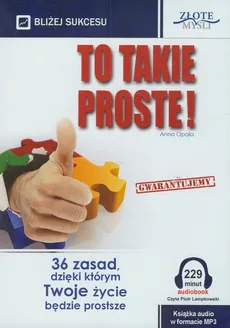 To takie proste!. Outlet (Audiobook na CD) - Outlet - Anna Opala