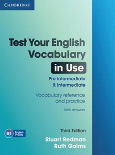 Test Your Eng Vocabulary in Use Pre-intermediate Intermediate - Outlet - Ruth Gairns, Stuart Redman