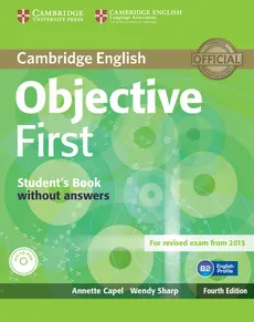 Objective First Student's Book without Answers - Capel Annette, Sharp Wendy