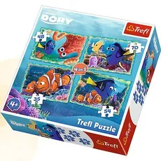 Puzzle 4w1 Podwodne zabawy