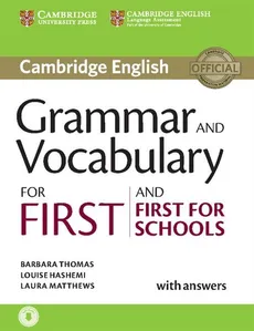 Grammar and Vocabulary for First and First for Schools with answers - Outlet - Louise Hashemi, Laura Matthews, Barbara Thomas