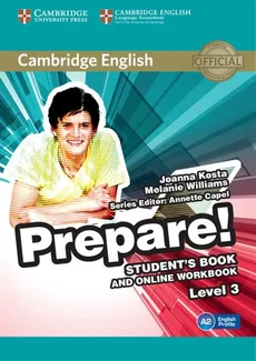 Cambridge English Prepare! 3 Student's Book + online workbook - Outlet - Joanna Kosta, Melanie Williams
