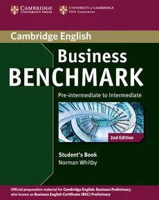 Business Benchmark Pre-intermediate to Intermediate Student's Book - Outlet - Norman Whitby