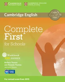 Complete First for Schools Workbook with answers + CD - Outlet - Amanda Thomas, Barbara Thomas