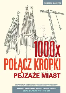 1000 x połącz kropki Pejzaże miast - Thomas Pavitte