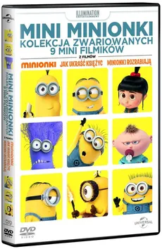 Mini Minionki Kolekcja zwariowanych 9 mini filmików DVD
