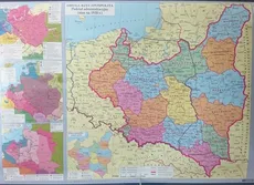 Historia Polski szkolna mapa ścienna dwustronna - Outlet