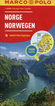 Norwegia mapa drogowa Marco Polo 1:800 000 - Outlet