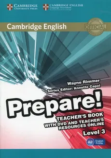 Prepare! 3 Teacher's Book with DVD and Teacher's Resources Online - Wayne Rimmer