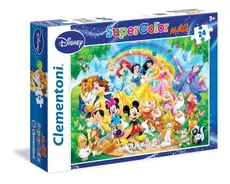 Puzzle SuperColor Maxi  Disney Family 24