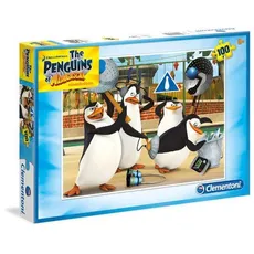 Puzzle Pingwiny z Madagaskaru 100