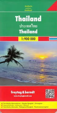 Tajlandia mapa 1:900 000 Freytag & Berndt. Outlet - uszkodzone opakowanie - Outlet
