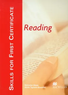 Skills for First Certificate Reading - Outlet - Malcolm Mann, Taylore-  Taylore-Knowles Steve