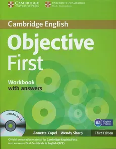 Objective First Workbook with answers - Outlet - Annette Capel, Wendy Sharp