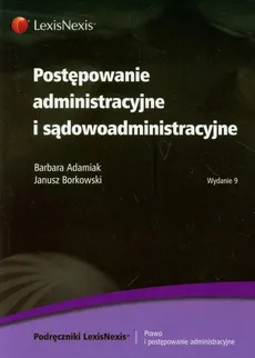 Postępowanie administracyjne i sądowoadministracyjne - Outlet - Janusz Borkowski, Barbara Adamiak