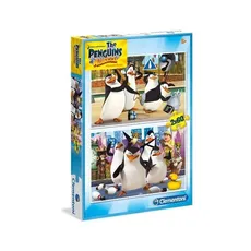 Puzzle Pingwiny z Madagaskaru 2x60