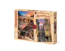 Puzzle Romantic Italy 3x1000