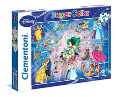 Puzzle SuperColor Disney Family 104