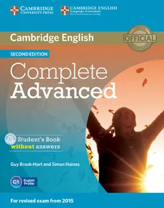 Complete Advanced Student's Book without answers z płytą CD - Guy Brook-Hart, Simon Haines
