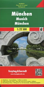 Monachium Mapa 1:22500. Outlet - uszkodzone opakowanie - Outlet