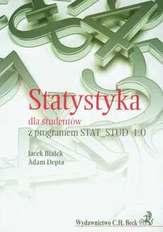 Statystyka dla studentów z programem STAT_STUD 1.0 z płytą CD - Outlet - Jacek Białek, Adam Depta
