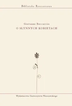 O słynnych kobietach - Outlet - Giovanni Boccaccio