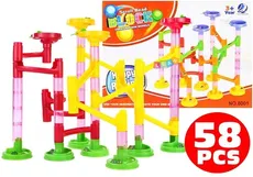 Zjeżdżalnia tor dla kulek 58 elementów - Lean Toys - Outlet