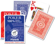 Karty do gry Piatnik 1 talia, Plastik Poker Opti