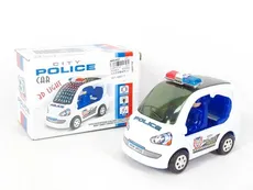 Auto Policja 13cm na baterie z dźwiękami i światłem - Outlet