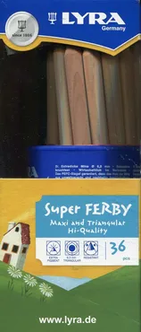 Lyra Kredki Super Ferby 36 sztuk