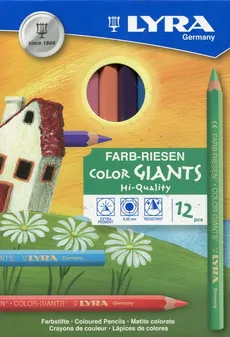 Lyra Kredki Color Giants 12 sztuk