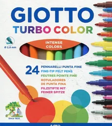 Giotto Flamastry Turbo Color 24 sztuki - Outlet