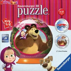 Puzzle 3D Masza i Niedźwiedź Kuliste 72