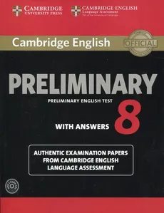 Cambridge English Preliminary 8 Student's Book with Answers and Audio 2CD - Outlet