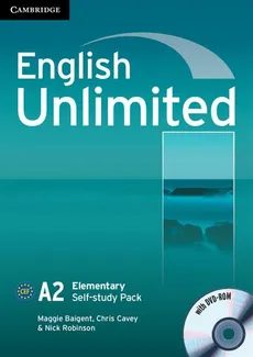 English Unlimited Elementary Self-study Pack Workbook + DVD - Maggie Baigent, Chris Cavey, Nick Robinson