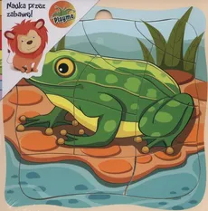 Puzzle drewniane Żaba