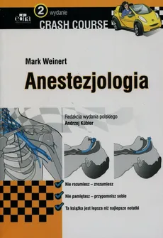 Crash Course Anestezjologia - Outlet - Mark Weinert