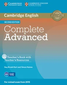 Complete Advanced Teacher's Book + CD - Guy Brook-Hart, Simon Haines