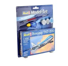 Model Revell Boeing 747-200 1:450 zestaw z farbami