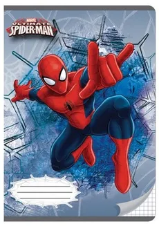 Zeszyt A5 w kratkę 32 kartki Spider-Man 5 sztuk