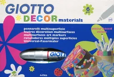 Giotto Decor materials Flamastry 6 sztuk