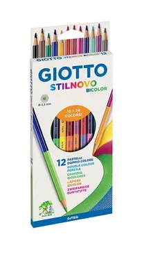 Giotto Kredki 2-stronne 12 sztuk