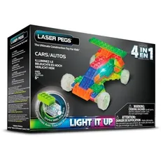 Klocki Laser Pegs 4w1 samochód świecące