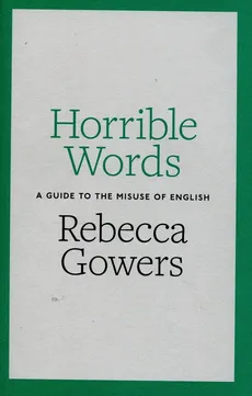 Horrible Words - Outlet - Rebecca Gowers